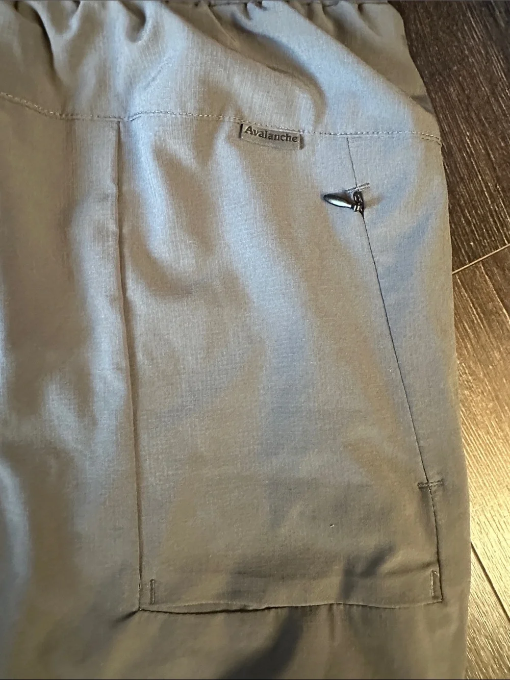 Avalanche Men's Gray Athletic Drawstring Shorts